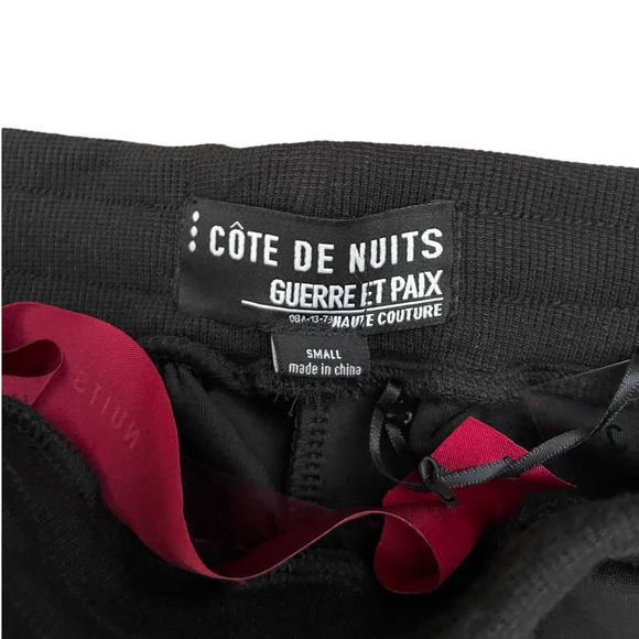 Cote De Nuits Men's Black United Cotes FZH Track Jogger Pants - Picture 6 of 7